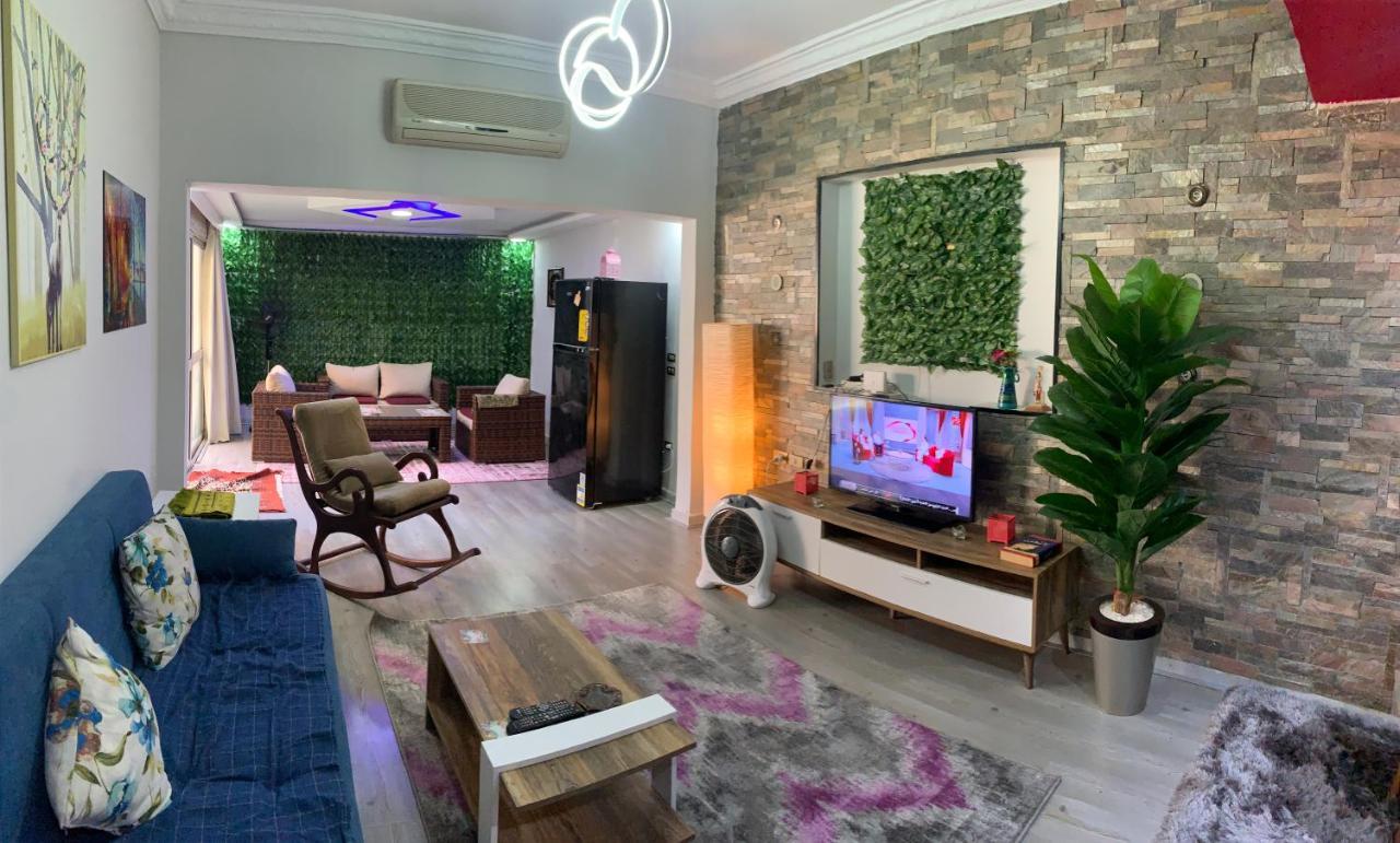 Apartment With A Private Garden In New Kairo Exterior foto