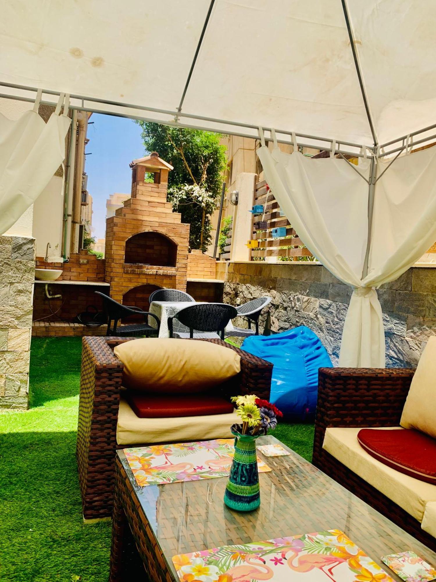Apartment With A Private Garden In New Kairo Exterior foto